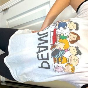 White Charlie Brown shirt